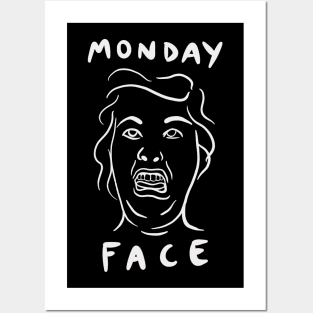 Monday Face Posters and Art
